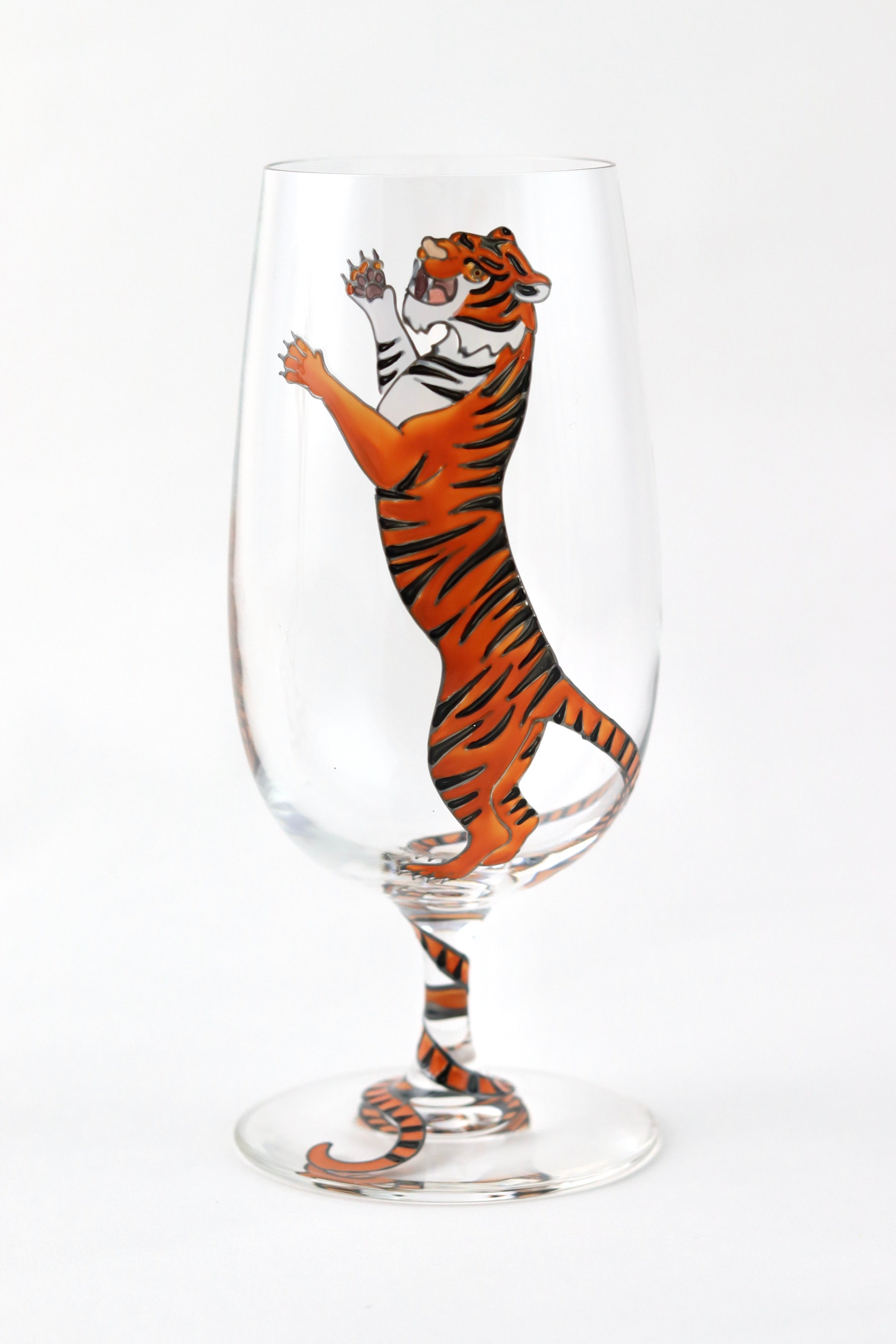 Tiger head wine glass