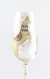 Llama Champagne Flutes