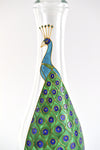 Peacock decanter