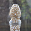 White/Gold Lace Decanter