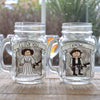 Leia and Han Solo Drinking Jars