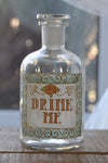 Drink Me Apothecary Bottle