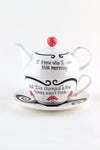 Alice in Wonderland Tea Set For One