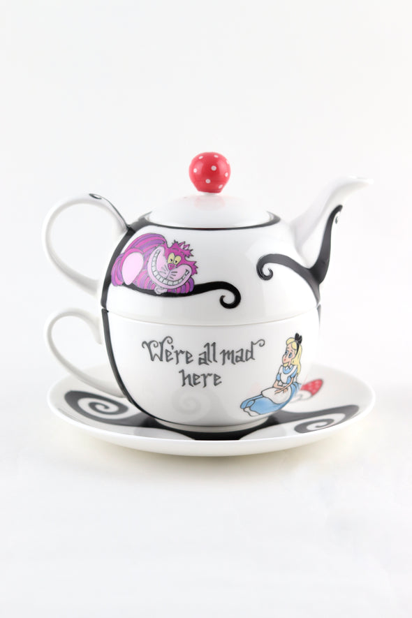 Alice in Wonderland Tea Set For One