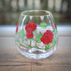 Rose Vine Stemless Glasses