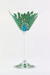 Peacock Cocktail Glasses