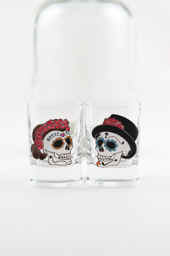 Dia de los Muertos Shot Glasses