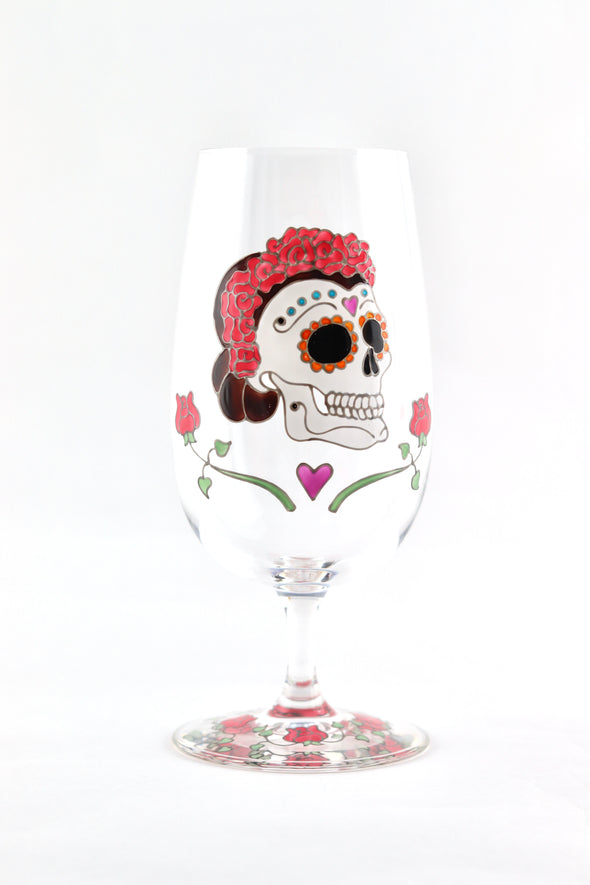 Dia de Los Muertos Beer Glass