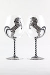 Zebra Wine Goblet