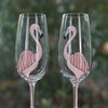 Flamingo Champagne Flutes