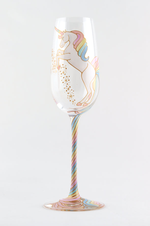 Unicorn Champagne Flutes