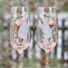 Dancing Elephants Champagne Flutes