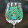 Peacock Wine Goblet