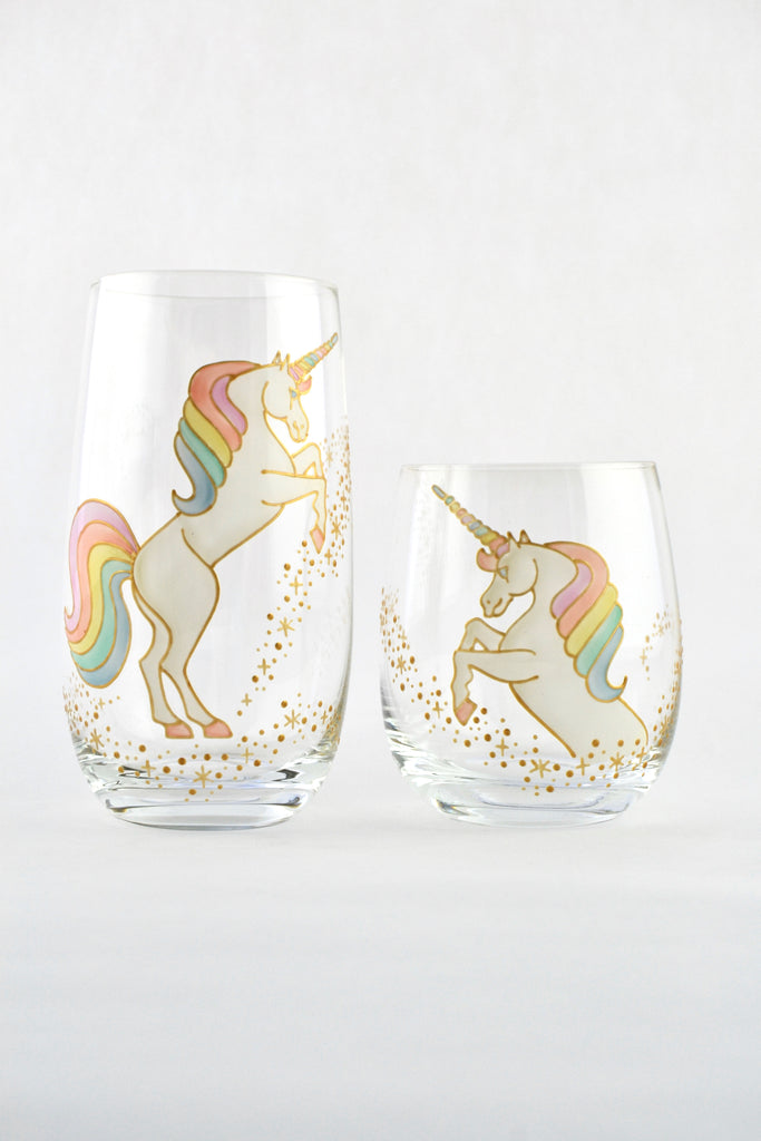 Unicorn Tumbler (2 sizes) – Toasted Glass