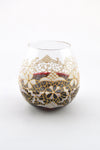 White Lace Stemless Wine Glass (2 sizes)