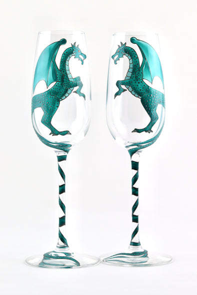 Dragon Champagne Flute